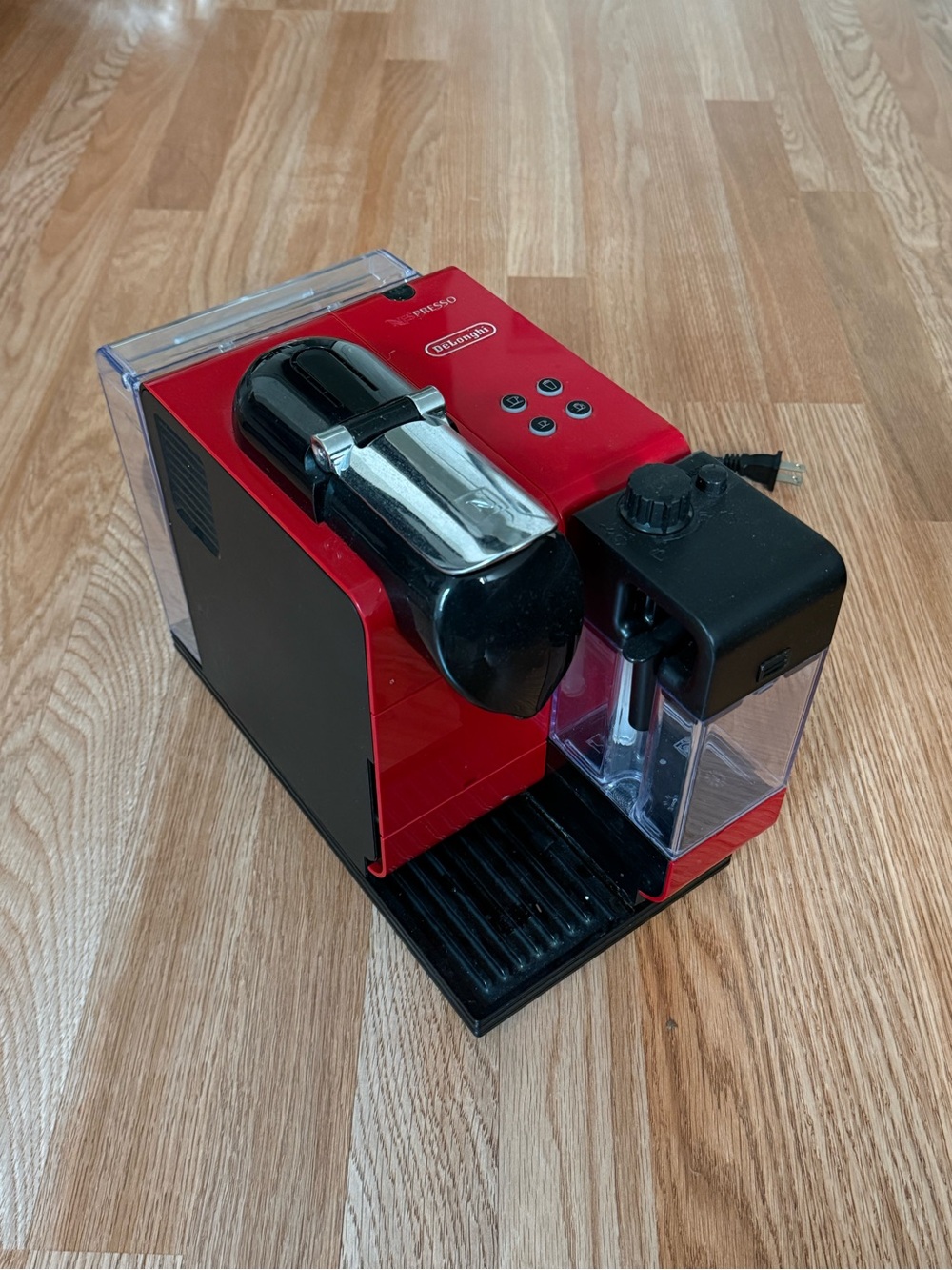 Nespresso Red and Black Espresso Machine